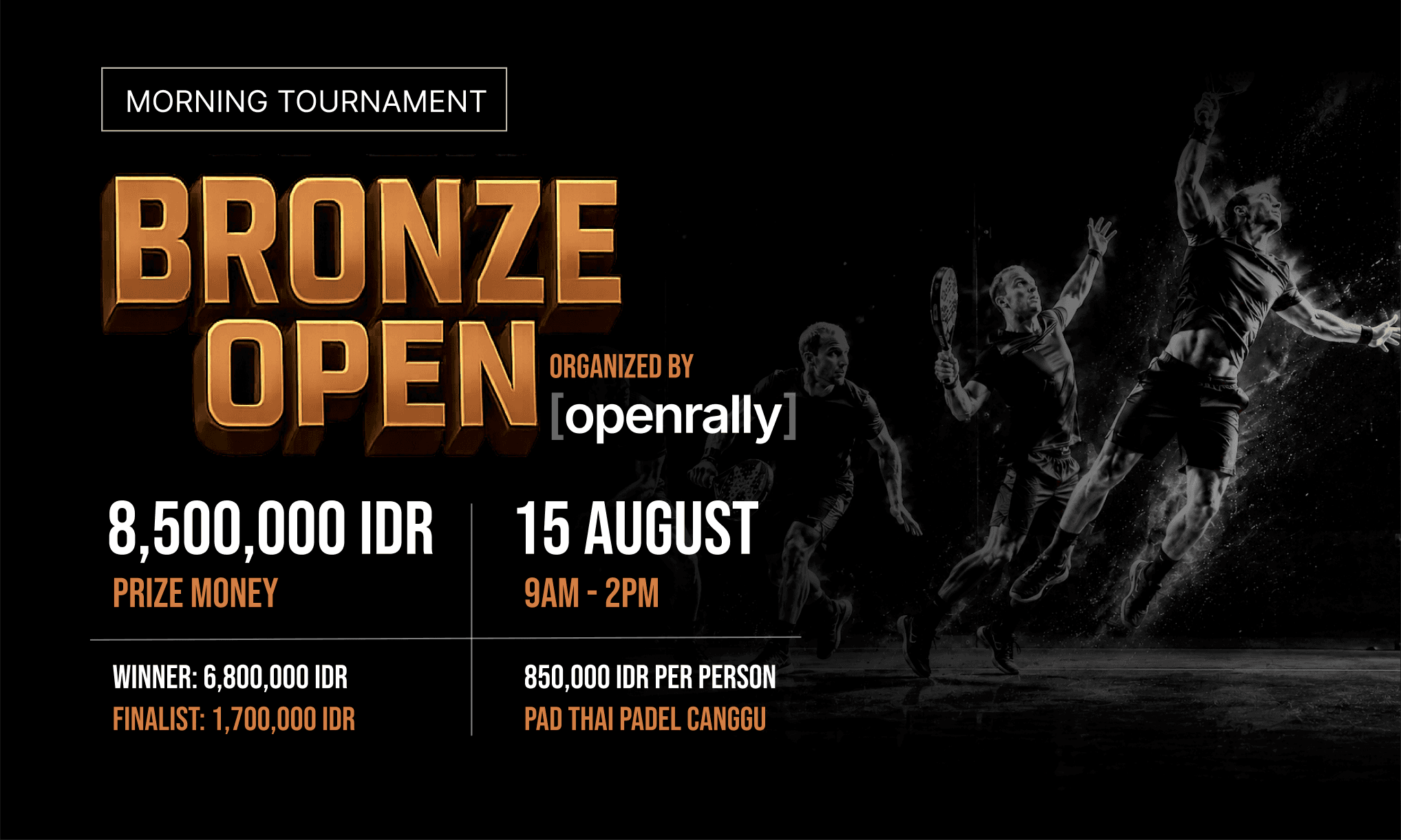 Bronze Open poster